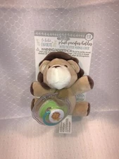Le Bebe LION Plush Lovey Pacifier Holder w Pacifier Soothie Binky Safari Jungle