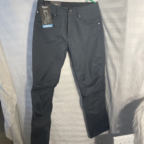 Nuevo con etiquetas Pantalón KUHL Rydr Ajuste Completo Vintage Pátina Tinte Exclusivo Euro Sarga Elástico 30x32 - Imagen 2 de 24