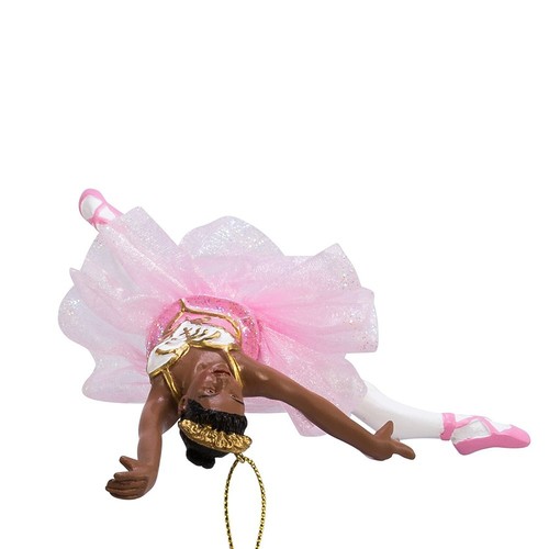 Kurt Adler 6.25-Inch Resin Black Ballerina Ornament Christmas - 第 6/7 張圖片