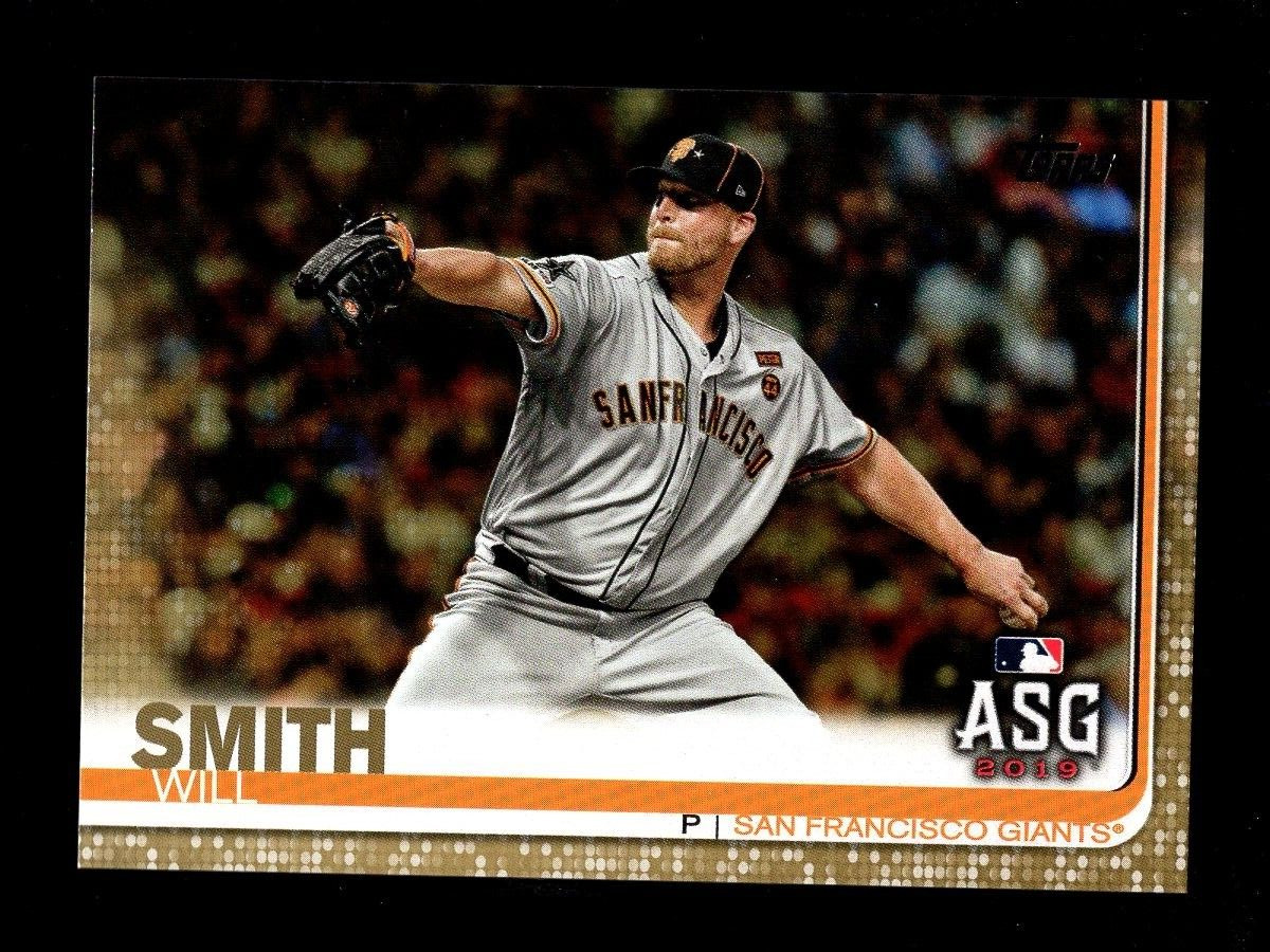 2019 TOPPS GOLD US135 WILL SMITH GIANTS 316/2019