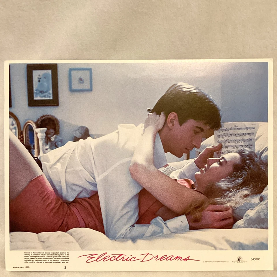 (Lot Of 8)1984 Electric Dreamers 14x11” Advertising Lobby Card Set 840080 - Image 3 of 4