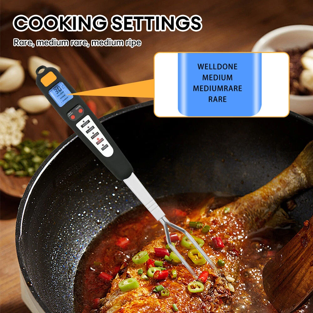 Digital Meat Thermometer Temperature Double Probe Cooking BBQ Turkey -50℃~150℃