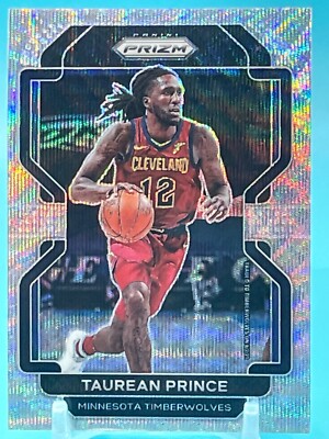 2021-22 Panini Prizm Taurean Prince Silverwave Minnesota Timberwolves #159