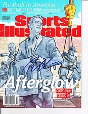 CHICAGO CUBS THEO EPSTEIN SIGNED WORLD SERIES SPORTS ILLUSTRATED 11/21/2016
