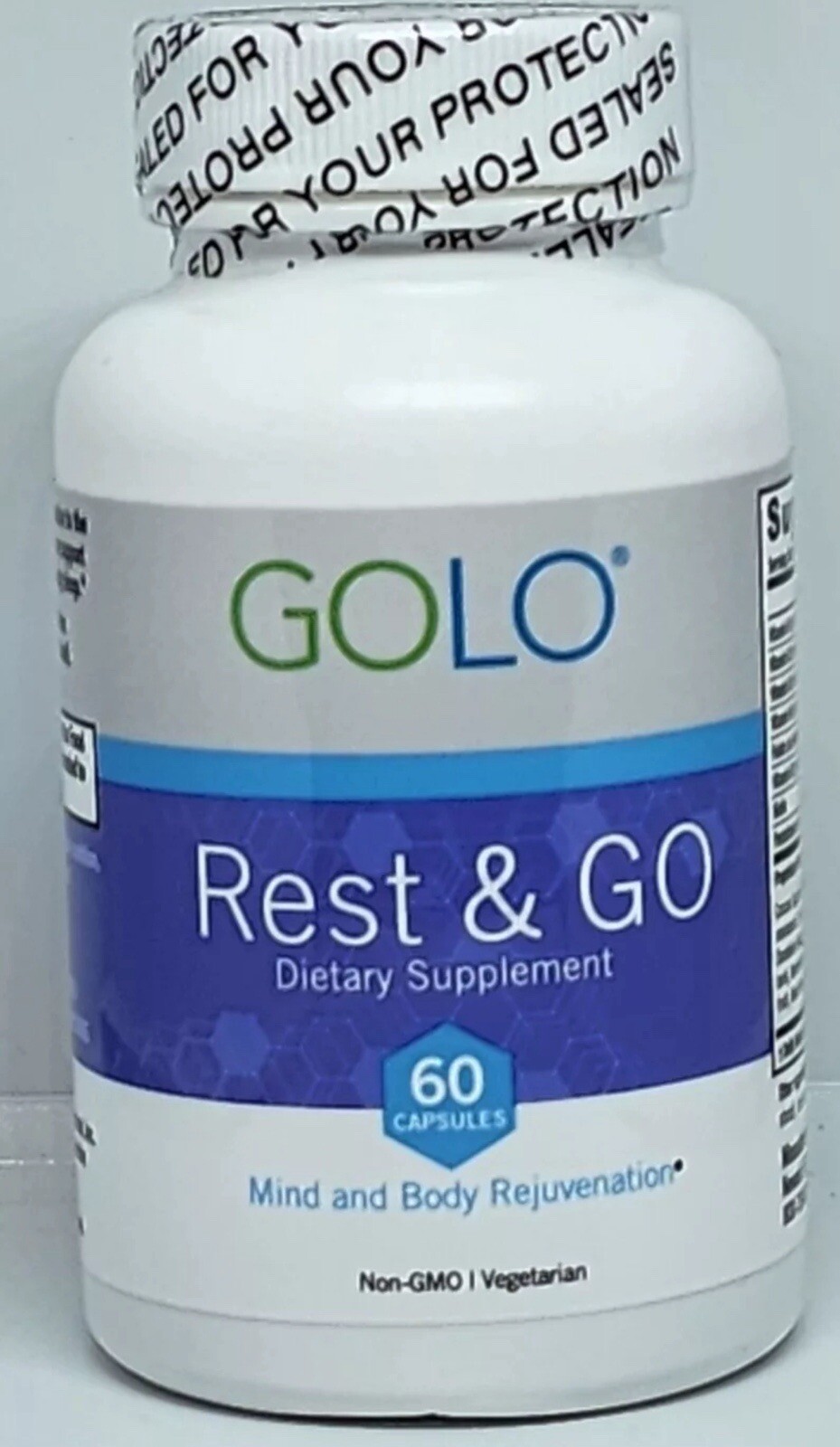 GOLO Rest & GO Dietary Supplement 60 Capsules New Factory Sealed Exp