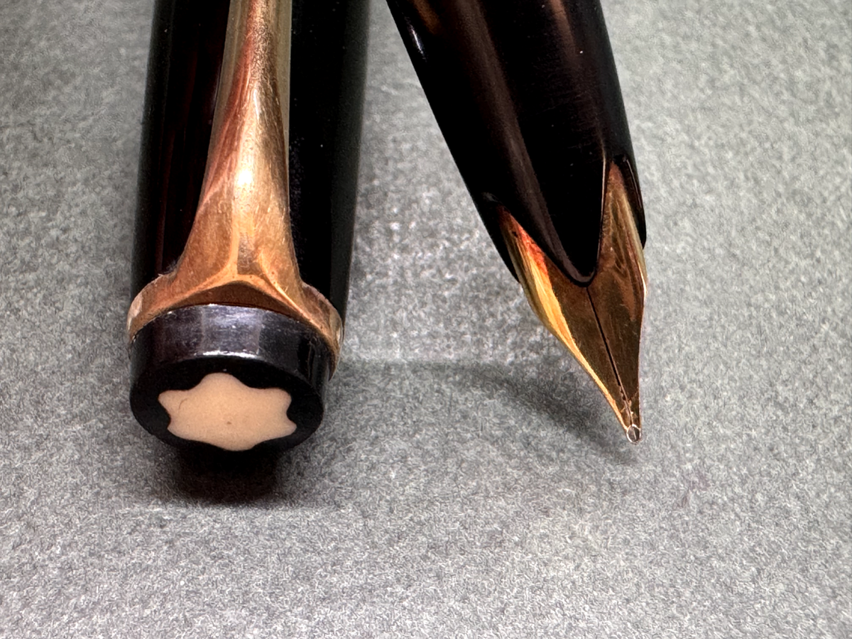 MONTBLANC Meisterstuck No.12 '60s Vintage Black Fountain Pen MONTBLANC Meisterstuck No.12 '60s Vintage Black Fountain Pen