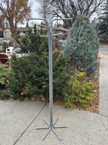 RIGG Coat Stand Rack Hanger by Tod Bjorklund IKEA Vintage Postmodern Grey Metal - Picture 6 of 12