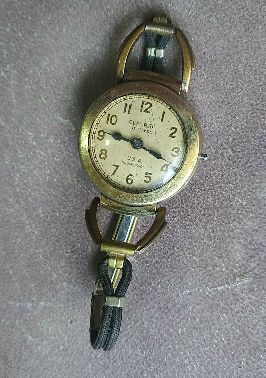B.W. Watch Co. Central 17 Jewel U.S.A Watch Parts Or Repair