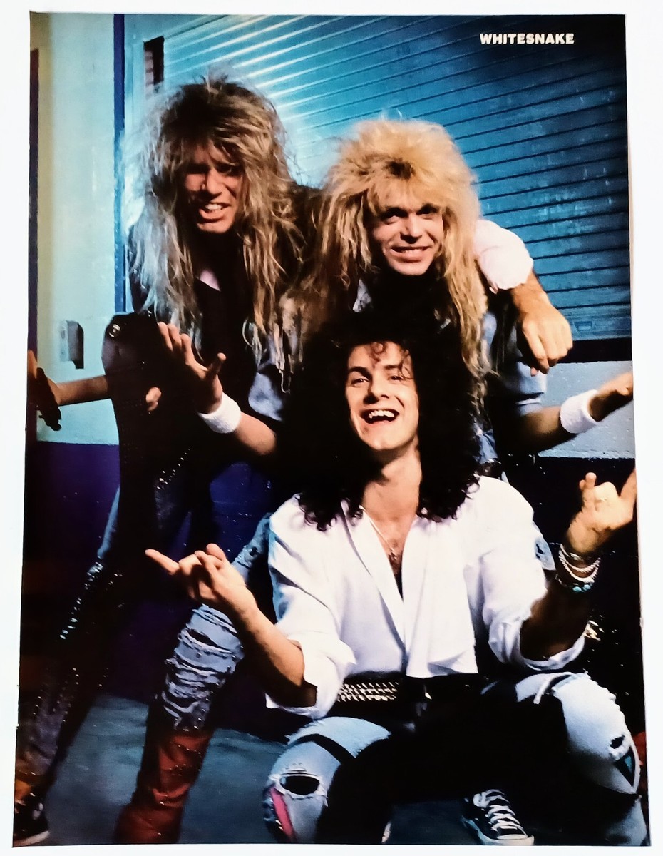 WHITESNAKE~ORIG 1989 POSTER~FULL PAGE MAGAZINE PINUP CLIPPING