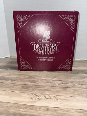 Vintage 86 Dictionary Dabble Outrageous Contest of Wit & Deception - 99% Perfect