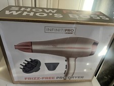 Conair InfinitiPro Frizz-Free Collection Rose Gold Hair Dryer Model 750N