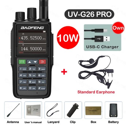 Baofeng UV-G26 PRO Walkie Talkie 10W Dual Band - Zdjęcie 8 z 10