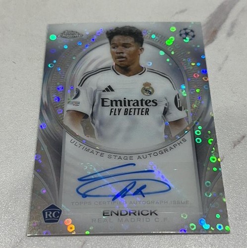 2024-25 Topps UEFA Endrick RC Rookie Ultimate Stage Chrome Auto | eBay