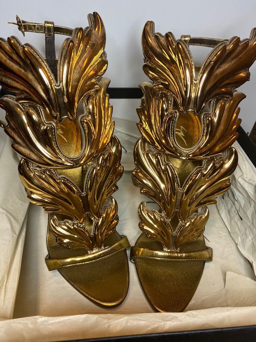 Authentic Giuseppe Zanotti Kanye West Gold Cruel Summer High Authentic Giuseppe Zanotti Kanye West Gold Cruel Summer High
