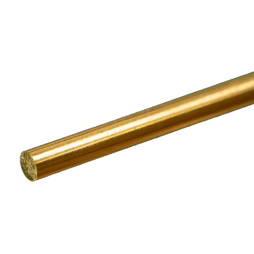 Varilla de latón macizo K&S Engineering 12 pulgadas 30 cm de largo 3/16 pulgadas 4,76 mm de diámetro 8166 | Zustand: New