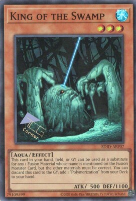 Yugioh Asia English  SDID-AEP07 King of the Swamp Super Rare