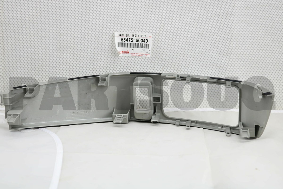 5547560040 Genuine Toyota GARNISH, INSTRUMENT CLUSTER FINISH PANEL