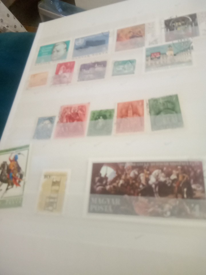 Stamps Album Containing Many Hungarian Stamps eBay