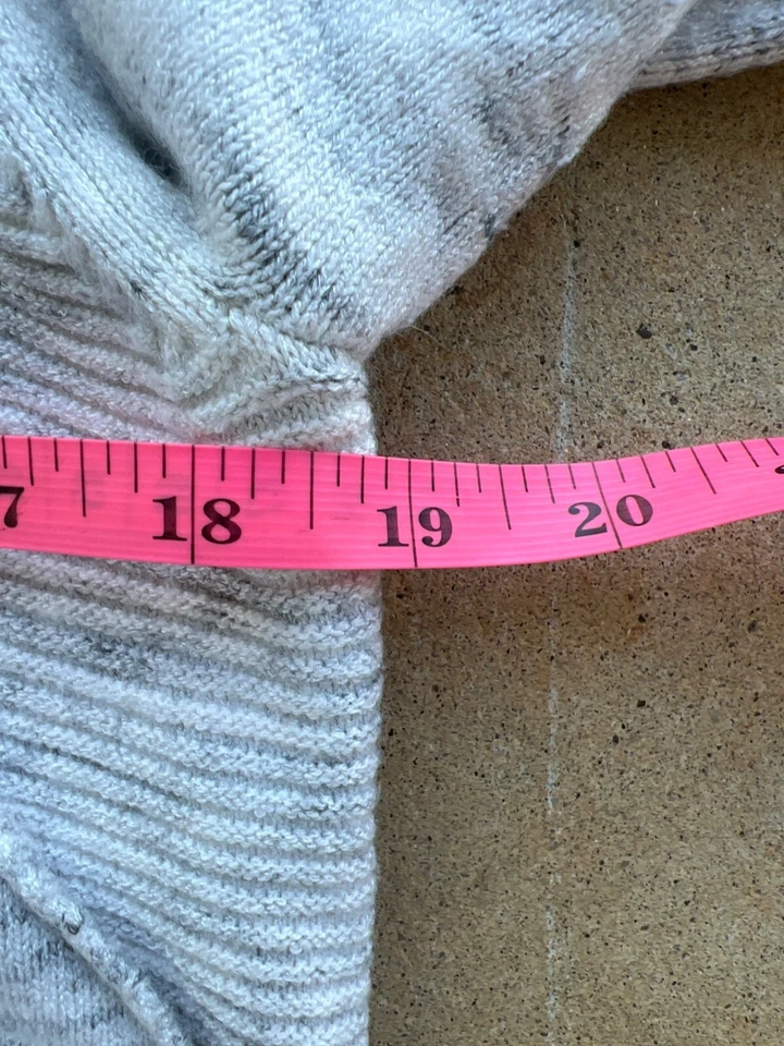 Top tejido manga larga gris claro estilo RD para mujer talla M Q3 Foto 3 de 4