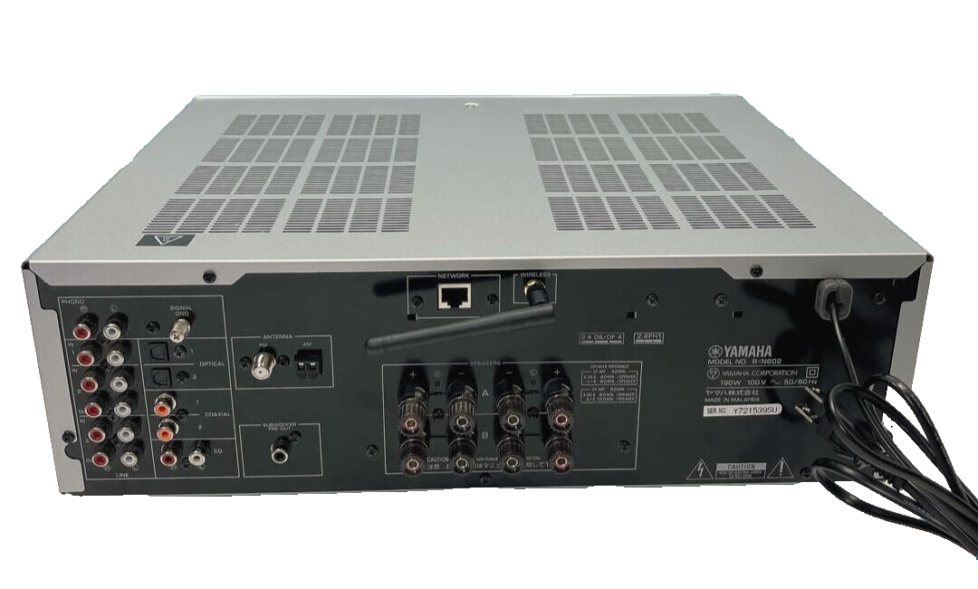 Yamaha MusicCast R-N602 Stereo Network Receiver Silver Good | eBay