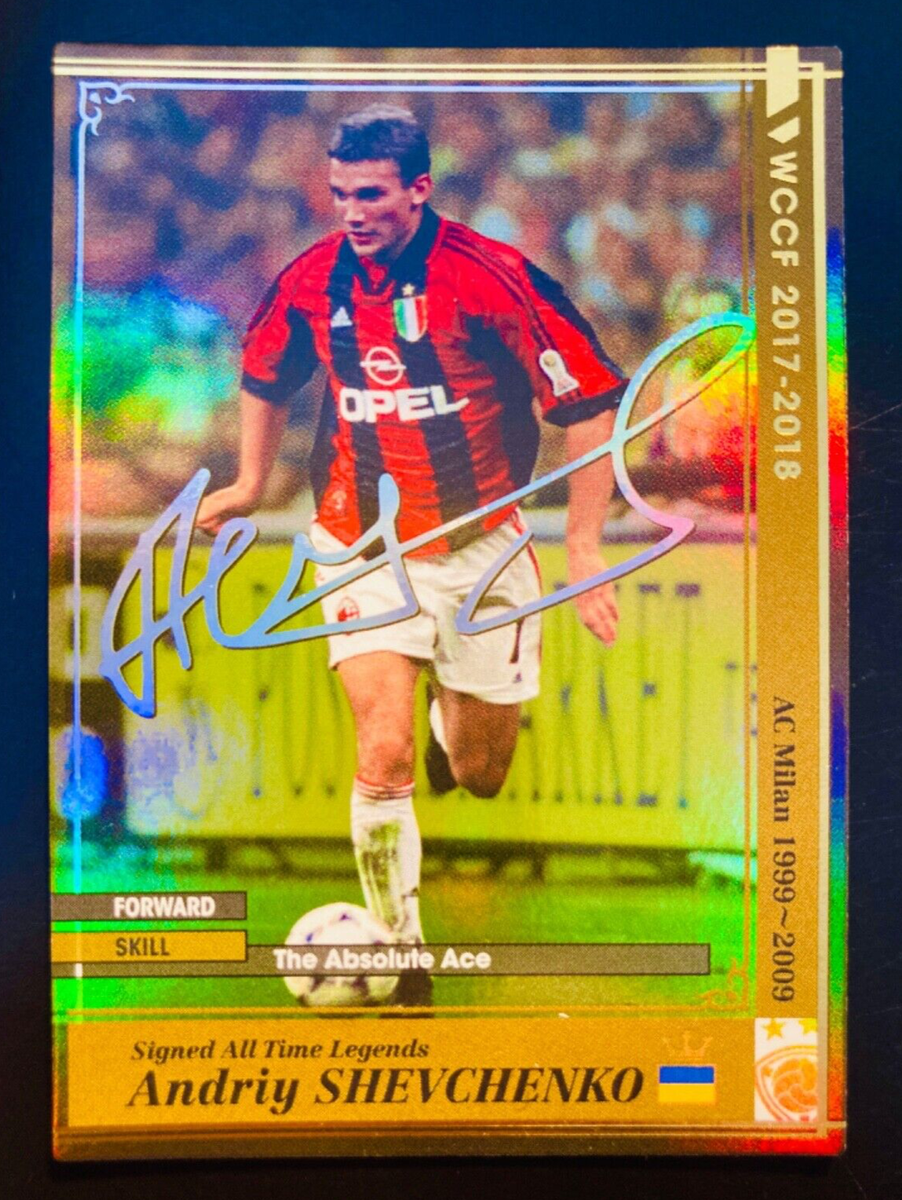 2017-18 Panini WCCF SATLE All Time Legends Andriy Shevchenko rare