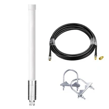 3dBi US915 Tuned Helium Hotspot Fiberglass Miner Outdoor / indoor Antenna &Cable