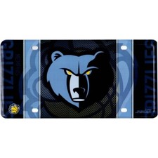 memphis grizzlies nba basketball logo license plate made in usa