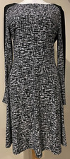 LAUREN by RALPH LAUREN Womens Black & White Career Dress - Sz 6