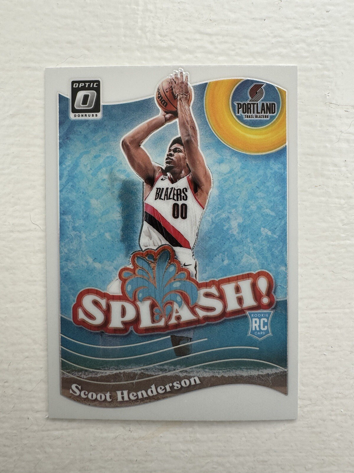 2023-24 Panini Donruss Optic - Splash #15 Scoot Henderson (RC) Trail Blazers