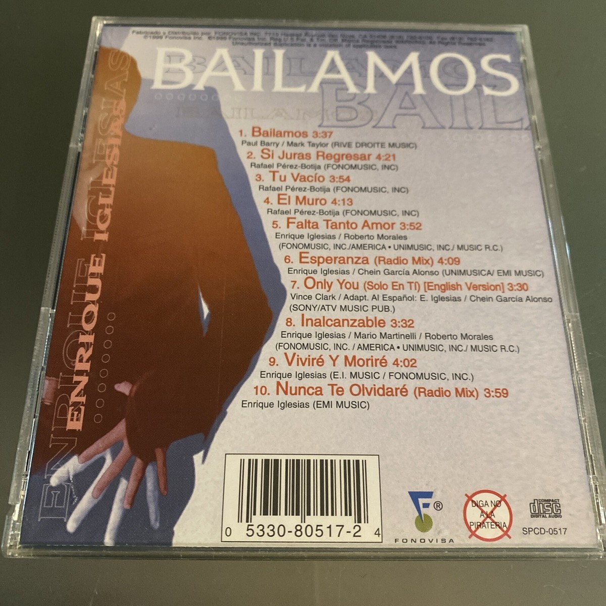 Enrique Iglesias 3 💿 LOT: Bailamos Greatest Hits, Escape, Self