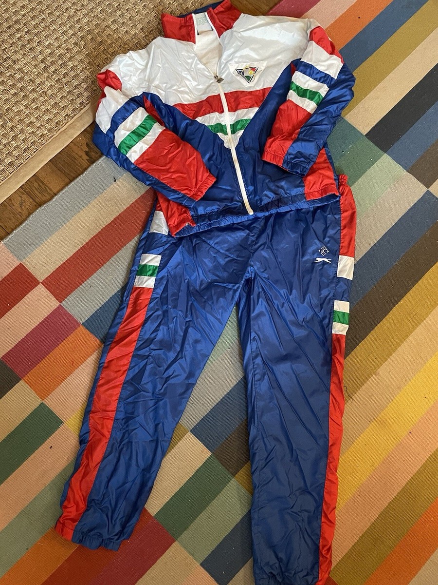 Vintage JC Slazenger Tracksuit Windsuit XL | eBay