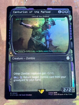 fallout mtg showcase cards Scrounging Deathclaw main image 1
