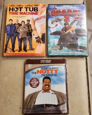 The Nutty Professor HD DVD Hot Tub Time Machine & How to Train Your Dragon 2 DVD