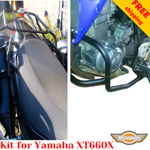 Unique Limited New For Yamaha Xt660x Engine Guard Xt 660 X Luggage Rack System For Monokey Kit On Clearance Eddys Rock Club De