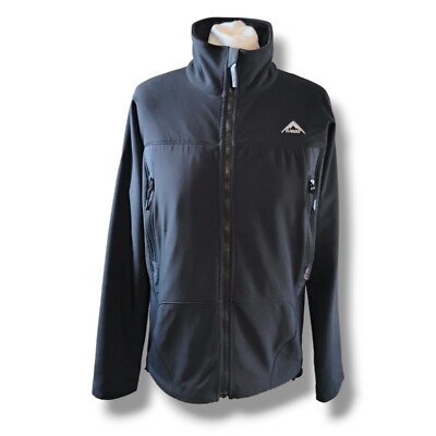 K Way Womens Jacket Size M Black Fleece Lined High Neck Softshell  Lightweight UK