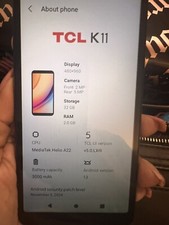 TCL K11 with TIk Tok Installed!  2gb Ram 32gb...