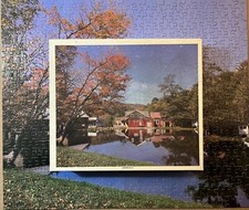 Vintage Whitman Hanford Mills Jigsaw Puzzle 500 Pcs, Complete, Made in USA