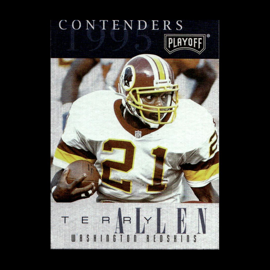 Terry Allen 1995 Playoff Contenders Washington Redskins #64 Set Break GM