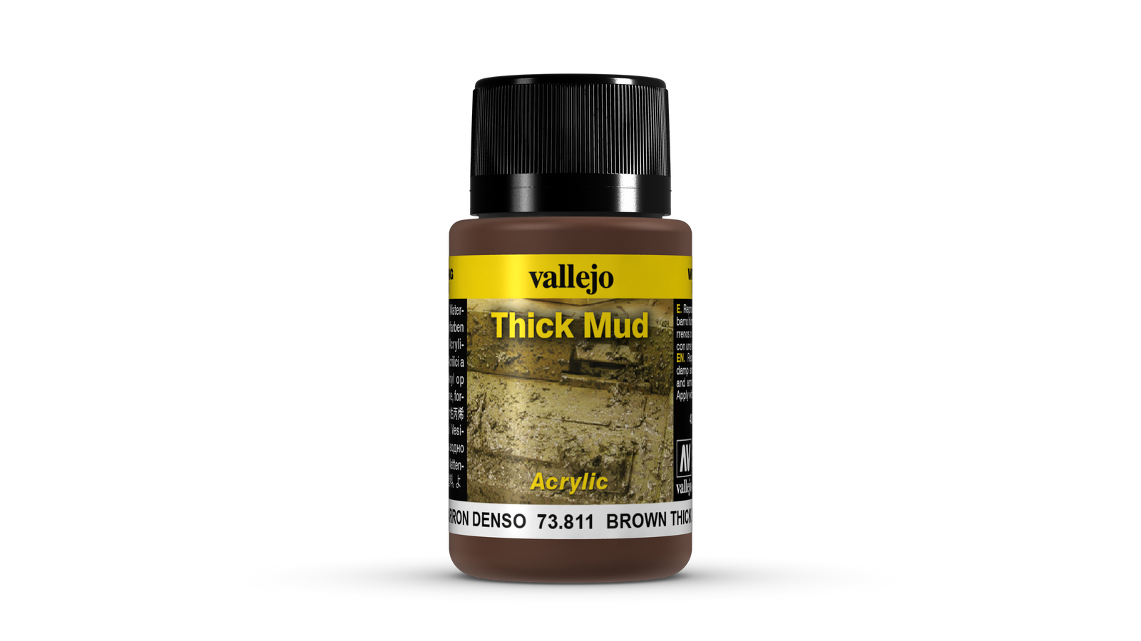Vallejo Braun Thick Mud 773811 - Schlamm, 40 Ml - Bild 2