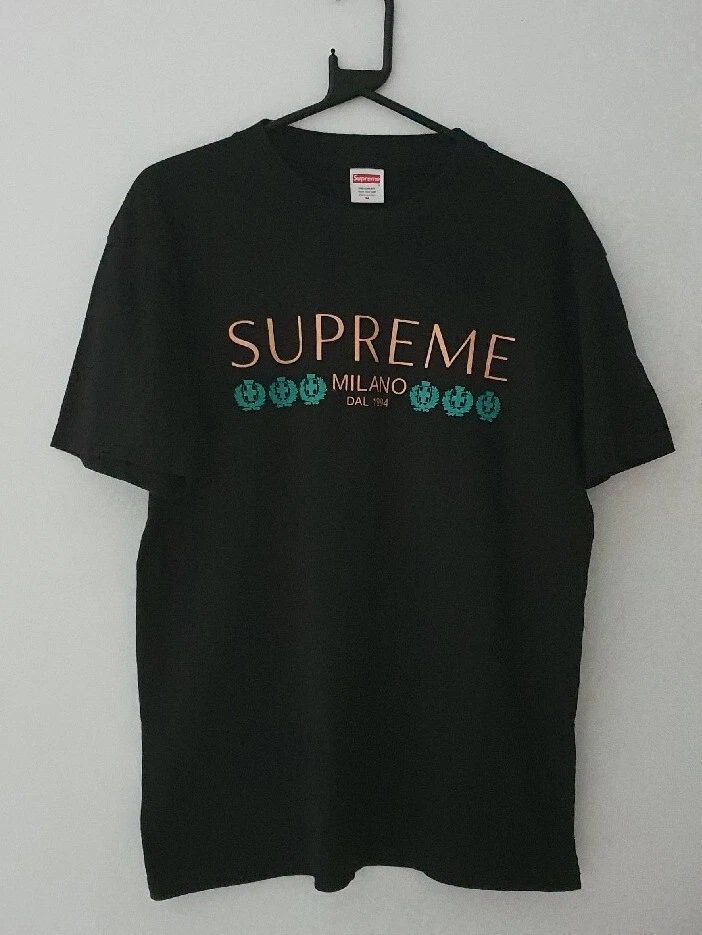 T shirt SS21 Supreme Milano taille M bleu marine moyen