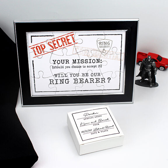Will You Be My Ring Bearer Jigsaw Puzzle Gift Bride Proposal For