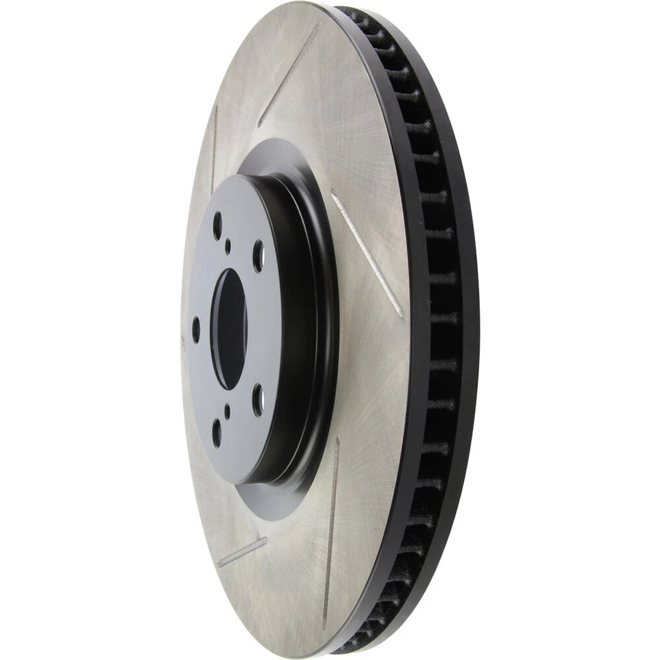 StopTech 126.44104SR Front Right Slotted Brake Disc Rotor for 93-98 Toyota Supra - Image 2 of 4