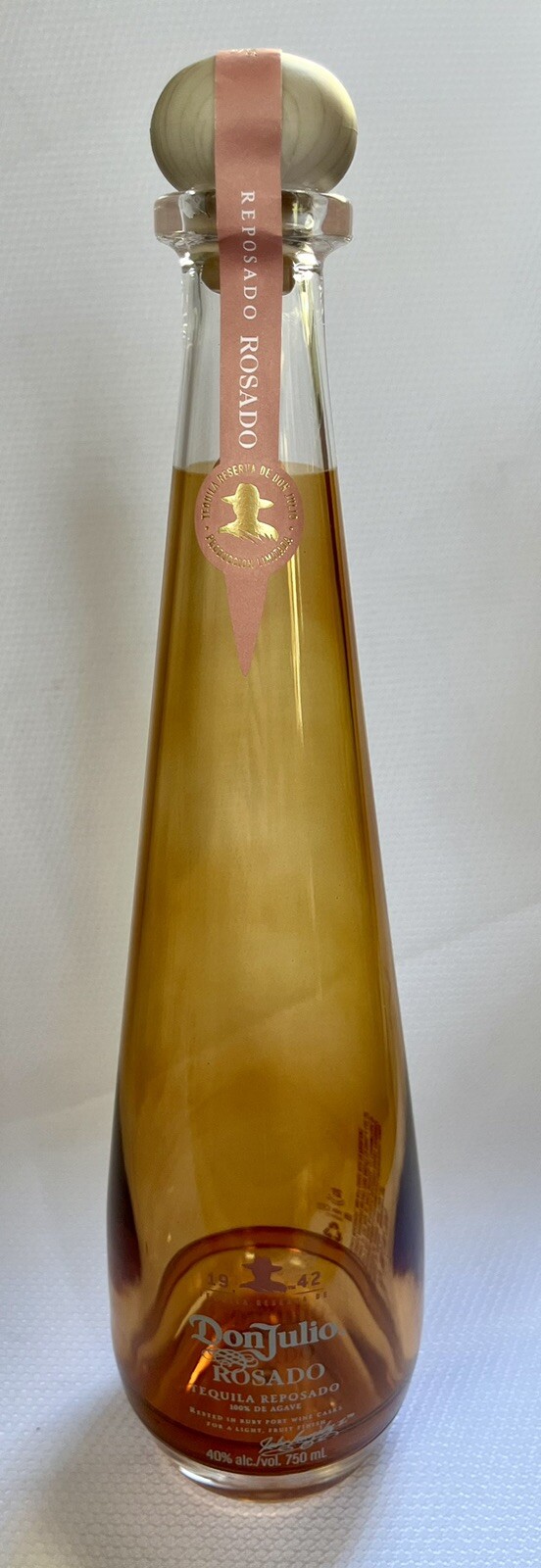 *SEALED* DON JULIO ROSADO TEQUILA EMPTY ACRYLIC DUMMY DISPLAY 750ML BOTTLE *NEW*