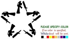 Anti Flag Gunstar Adhesive Vinyl Decal Sticker Car Truck Window Bumper Tablet 9"