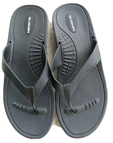 rubber flip flops with arch support