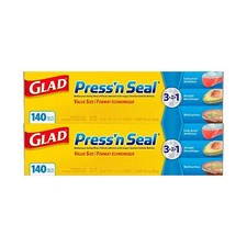 GLAD PRESS & SEAL GRIP SARAN WRAP 11.8" x 47.4 YDS 280 SQ FT/BPA FREE/USA MADE