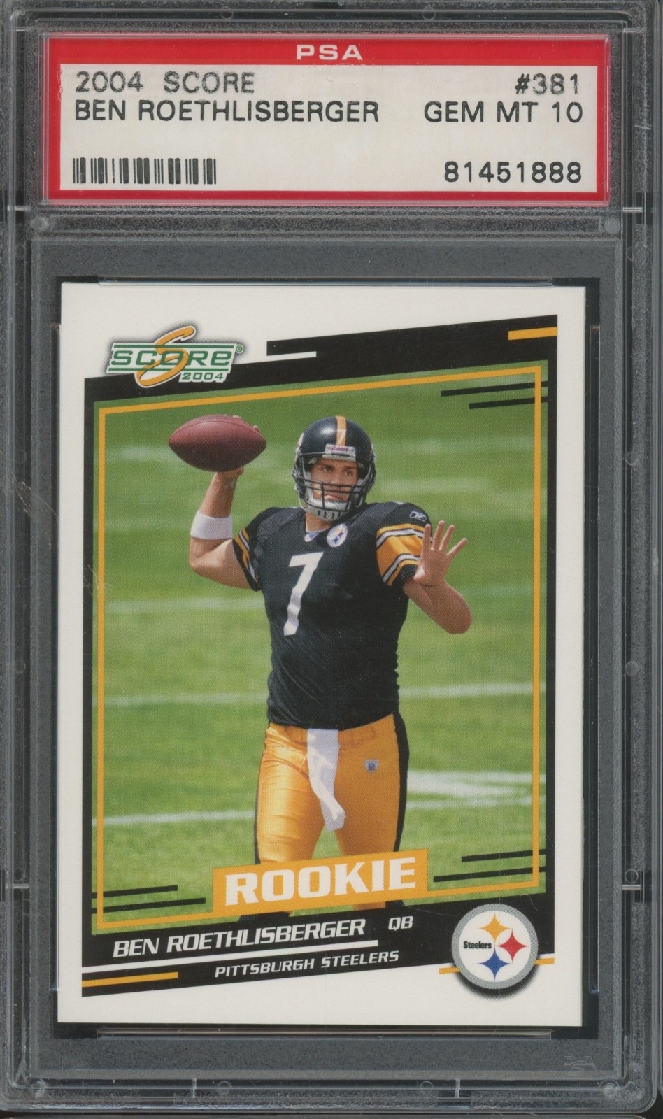 Ben Roethlisberger Score #381 Base