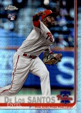 2019 Topps Chrome - Enyel de los Santos #105 Prism Refractor (RC)