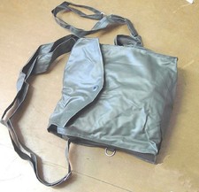 NVA Maskentasche grau - Lederol für alle Masken mit Backenfilter, unbenutzt