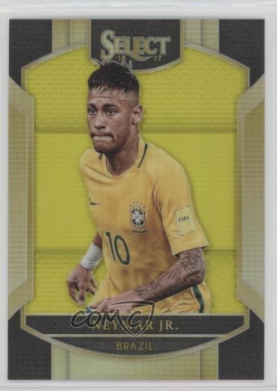 2016-17 Panini Select Terrace Neon Yellow Prizm 100/125 Neymar Jr #21 0ad